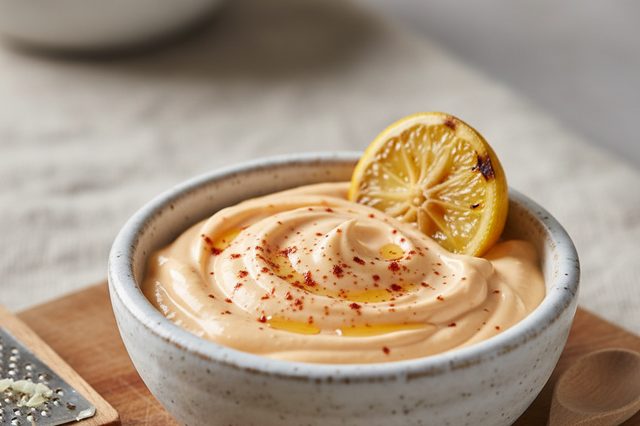Aioli de páprica com limão