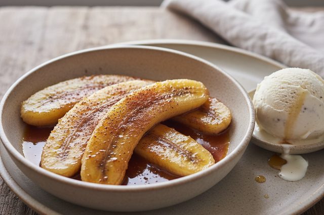 Banana Caramelizada na Air Fryer