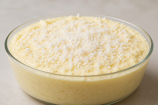Amansa sogra com coco e suco de abacaxi