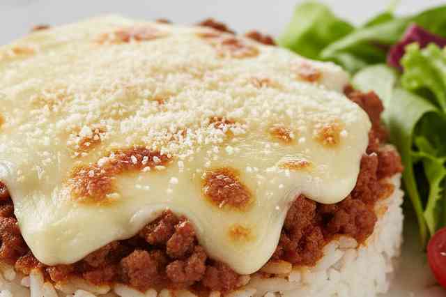 Arroz à Parmegiana