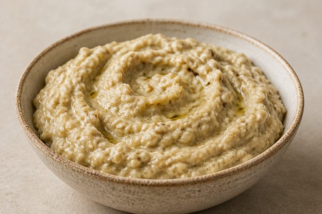 Babaganoush de berinjela com tahine