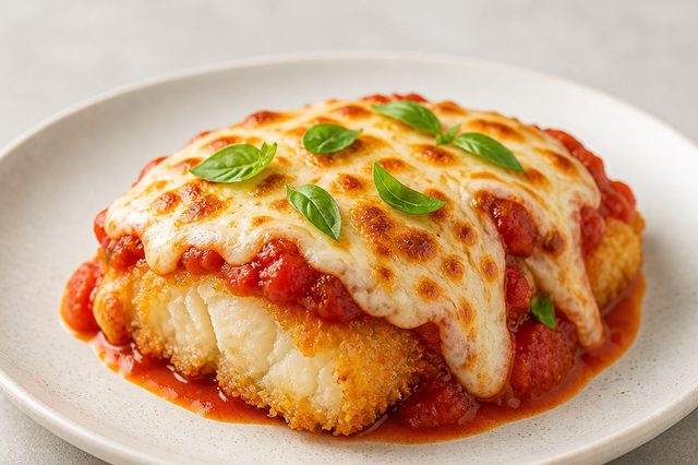 Bacalhau à parmegiana na air fryer