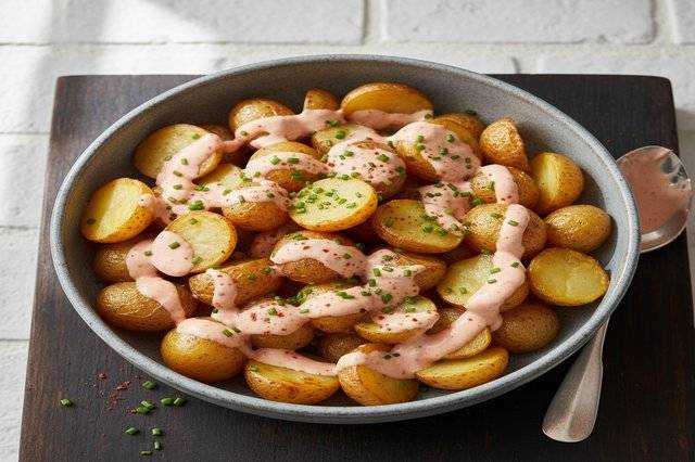 Batata ao Molho Rose