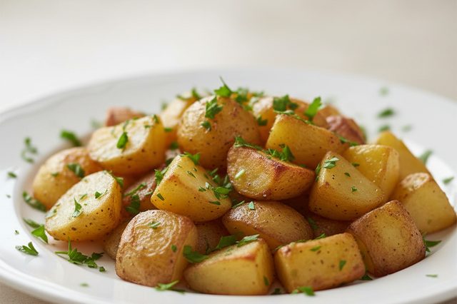 Batata sauté com salsinha