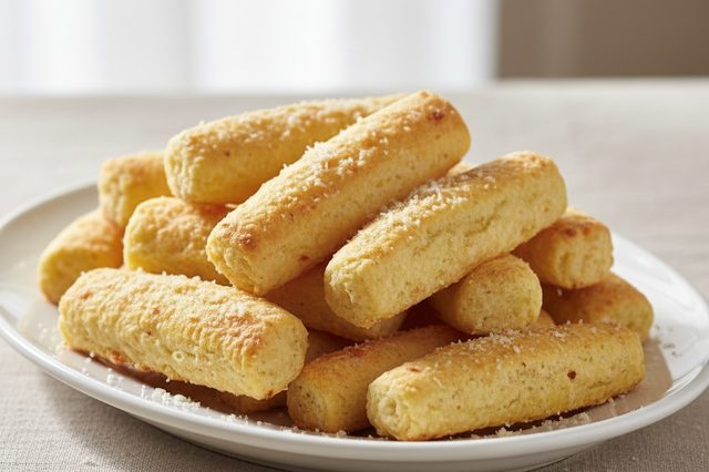 Biscoito de polvilho assado com parmesão