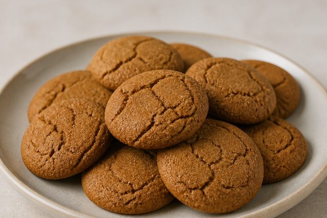 Biscoitos de gengibre com melado e especiarias
