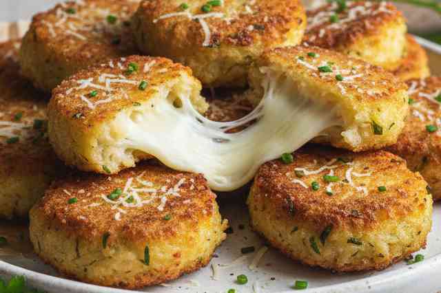 Bolinho de Arroz com queijo Mussarela