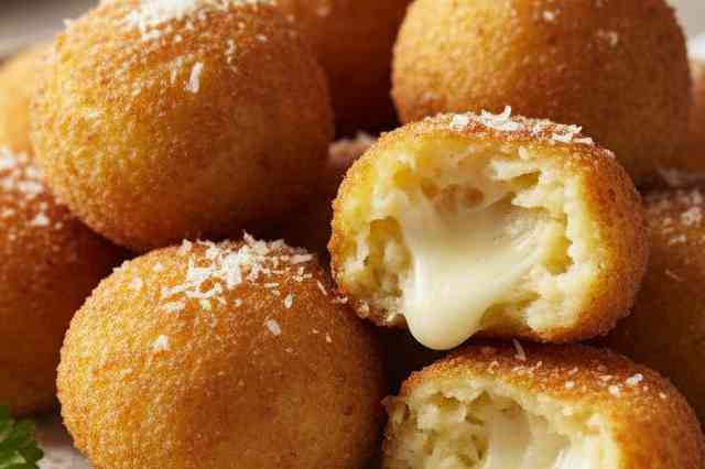Bolinho de Batata com Queijo