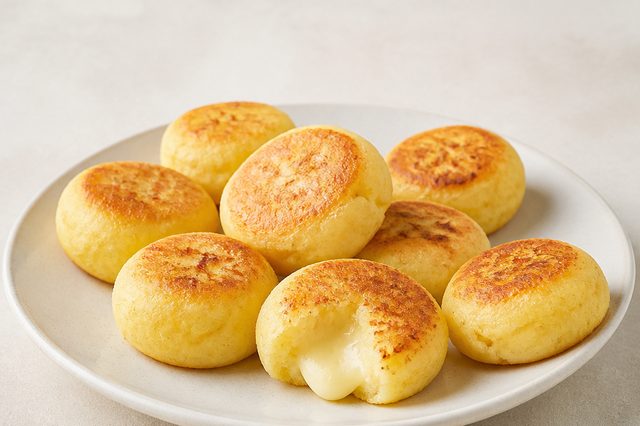 Bolinho de batata recheado
