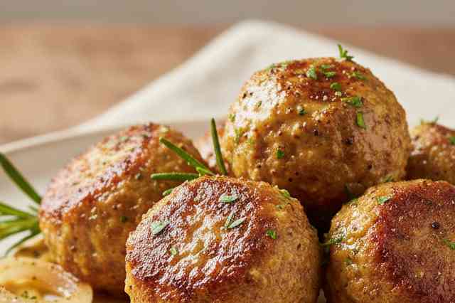 Bolinho de Carne na Mostarda