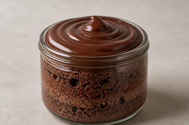 Bolinhos de cacau com aveia whey e ganache