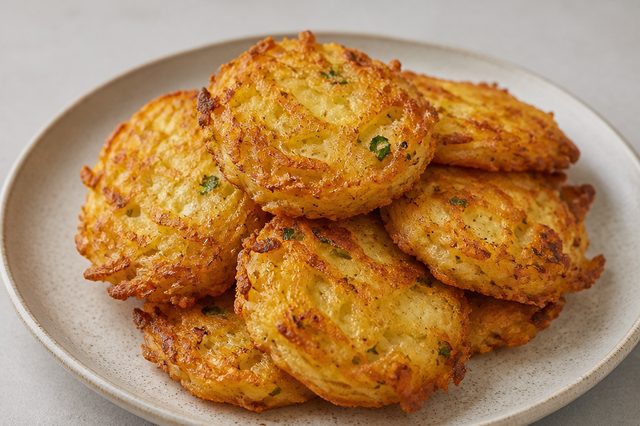 Bolinhos fritos de batata ralada