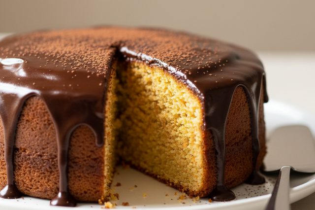 Bolo de Cenoura Sem Glúten Fofinho