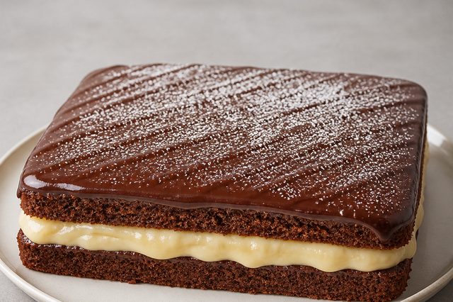 Bolo choconinho com açúcar mascavo e ganache