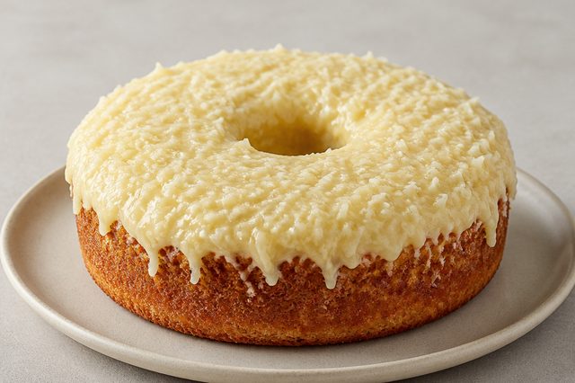Bolo cocada com leite de coco
