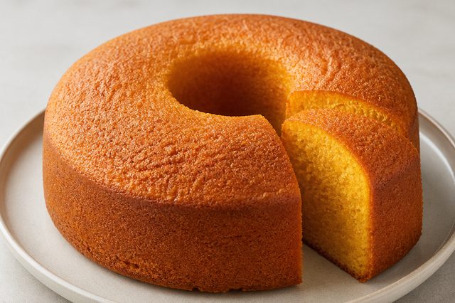 Bolo de cenoura com amido de milho