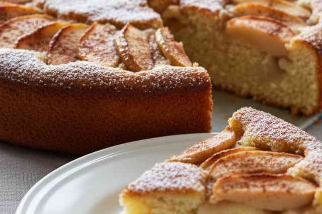 Bolo de Maçã com Canela