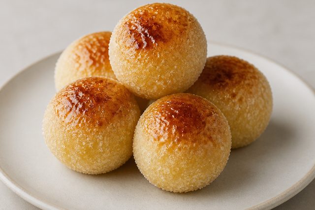 Brigadeiro brûlée de chocolate branco