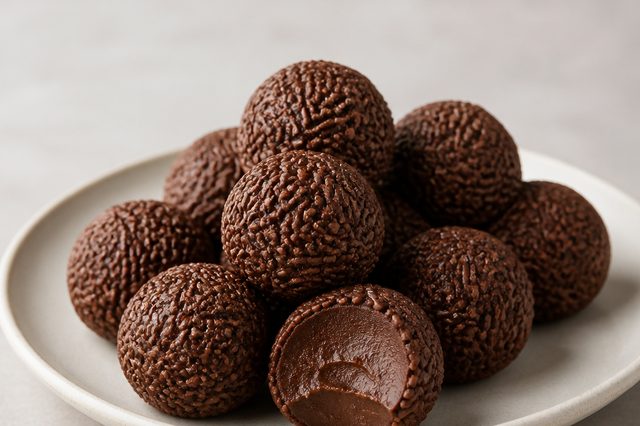 Brigadeiro vegano de castanha-de-caju