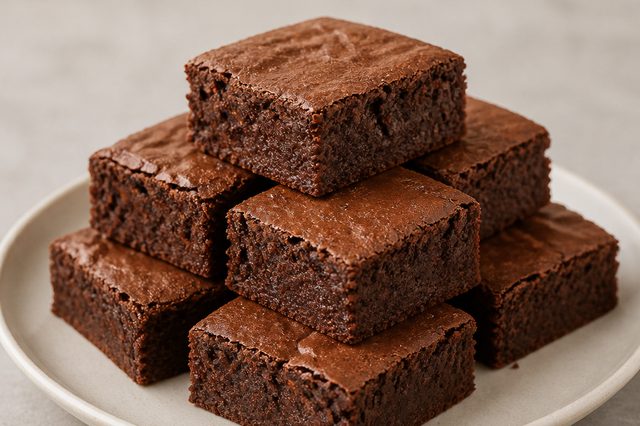 Brownie de achocolatado com óleo e quatro ovos