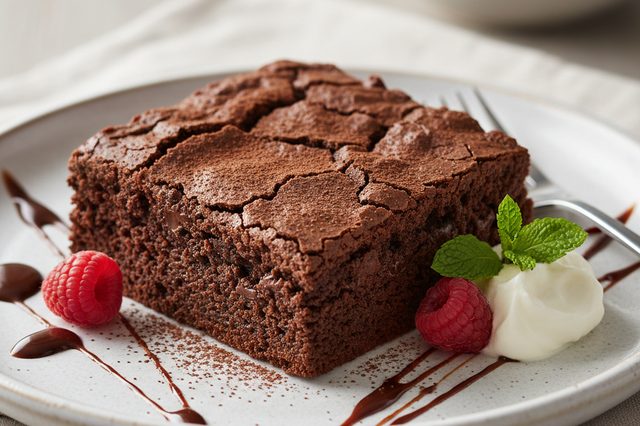 Brownie de chocolate com achocolatado