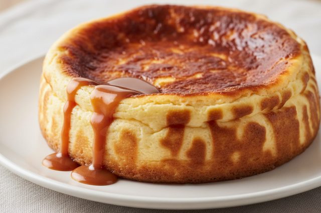 Cheesecake caramelizado de forno