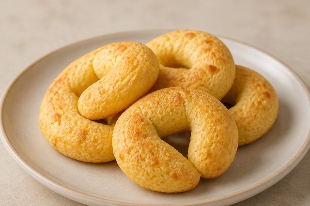 Chipa de Fubá com Polvilho e Dois Queijos