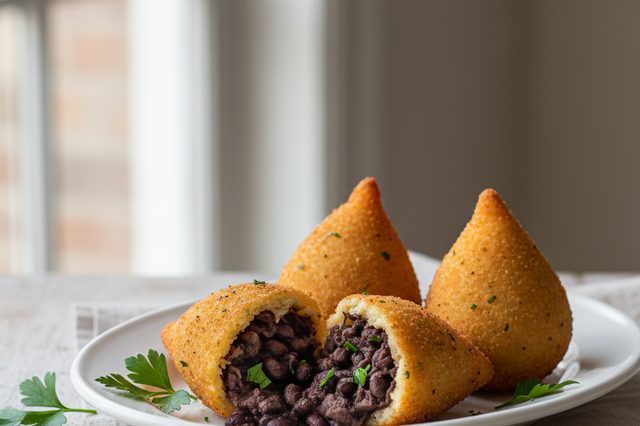 Coxinha de feijão