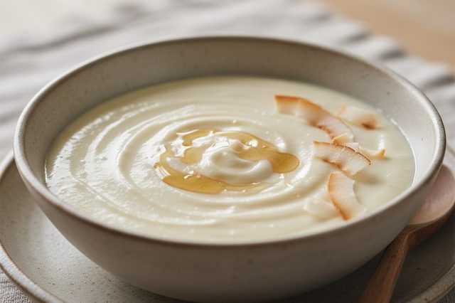 Creme de amido de milho para recheio e cobertura de tortas doces e bolos