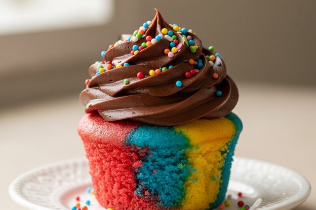 Cupcake Infantil Colorido