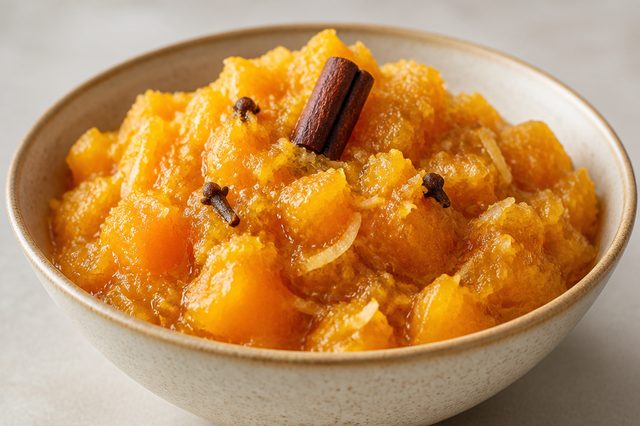 Doce Cremoso de Abóbora com Coco