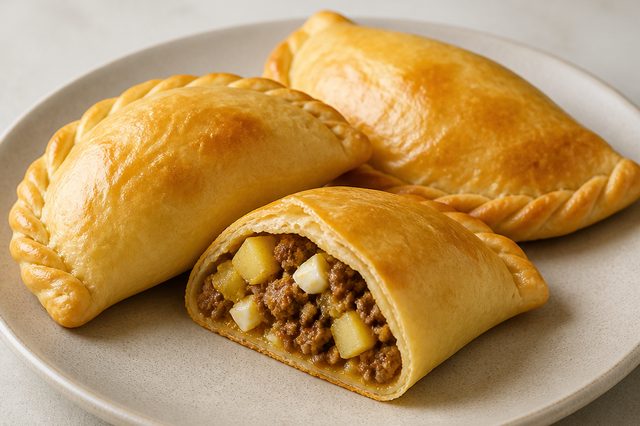 Empanadas argentinas de carne e batata