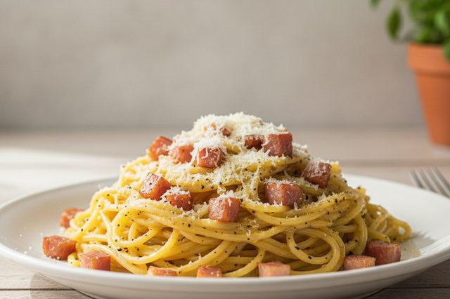 Espaguete à Carbonara (Versão Brasileira)