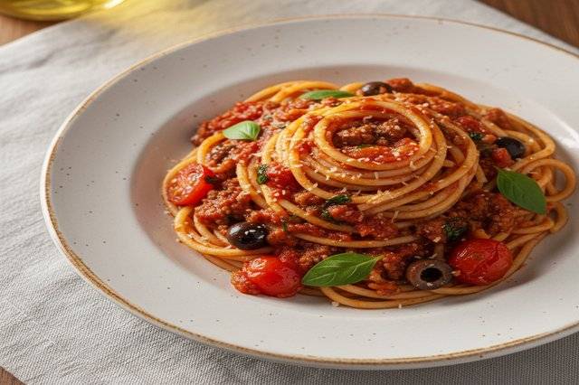 Espaguete à Napolitana