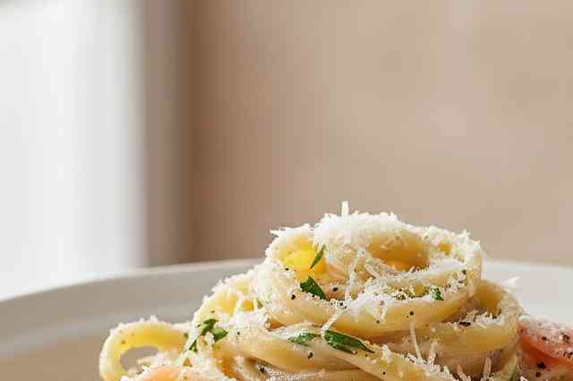 Fettuccine com Salmão Defumado