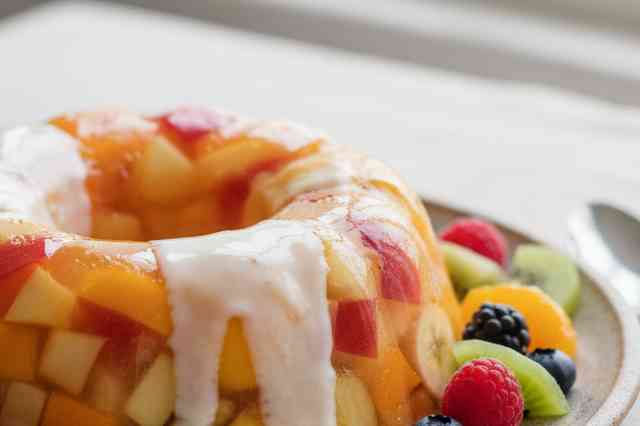Flan de Frutas