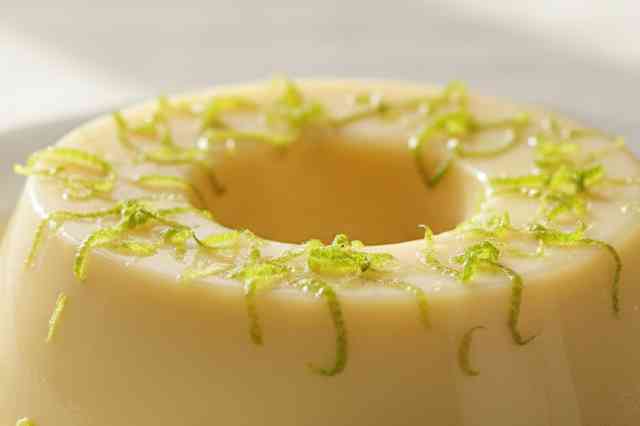 Flan de Limão