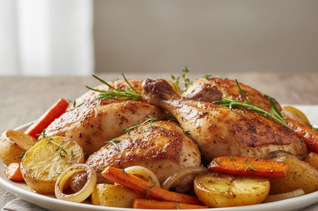 Frango Assado com Temperos