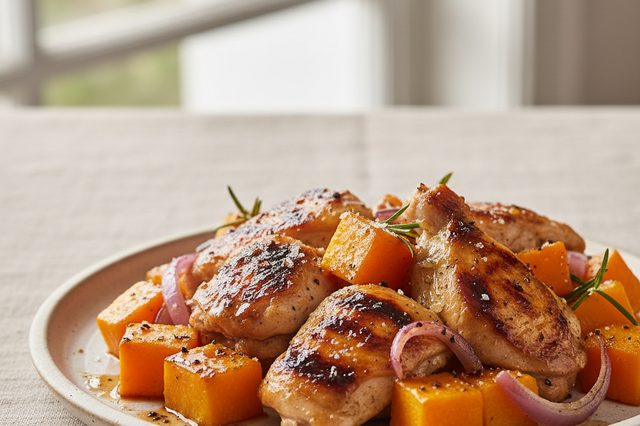 Frango com Abóbora Grelhado