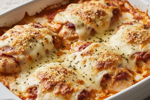 Frango com Queijo Gratinado