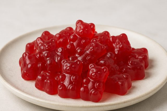 Gominhas de gelatina sem açúcar