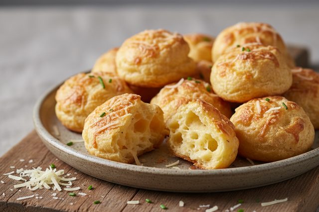 Gougères de queijo