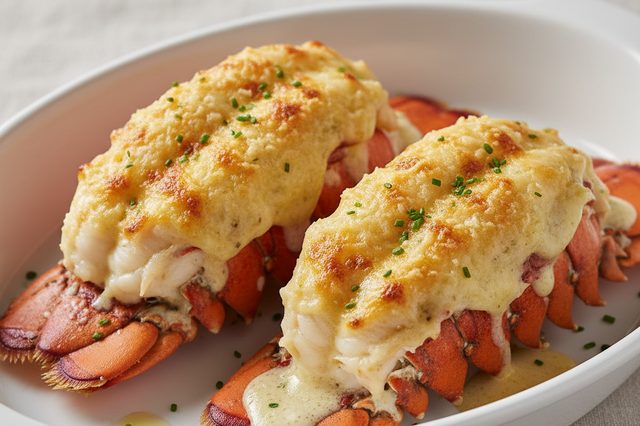 Lagosta à Thermidor com parmesão
