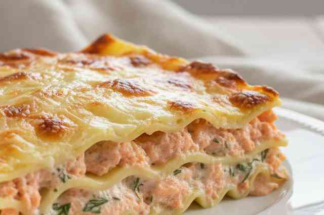 Lasanha de Salmão