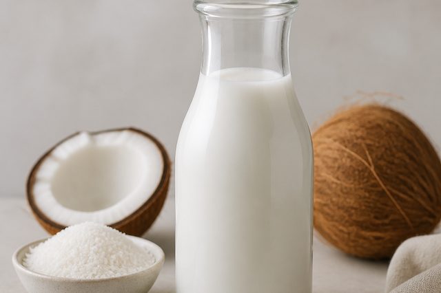 Leite de coco caseiro