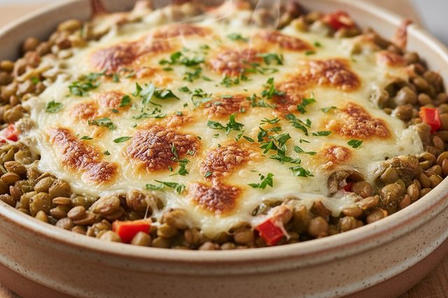 Lentilha Gratinada
