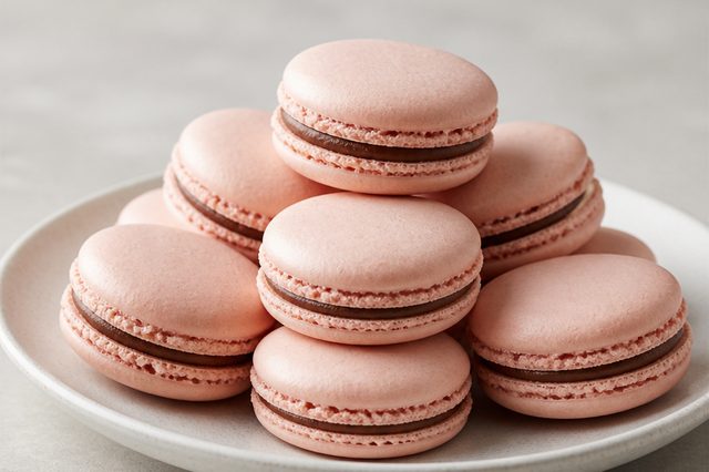 Macarons básicos com farinha de amêndoas
