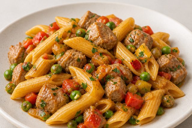 Macarrão Chiqueiro com Filé-Mignon Suíno e Limão