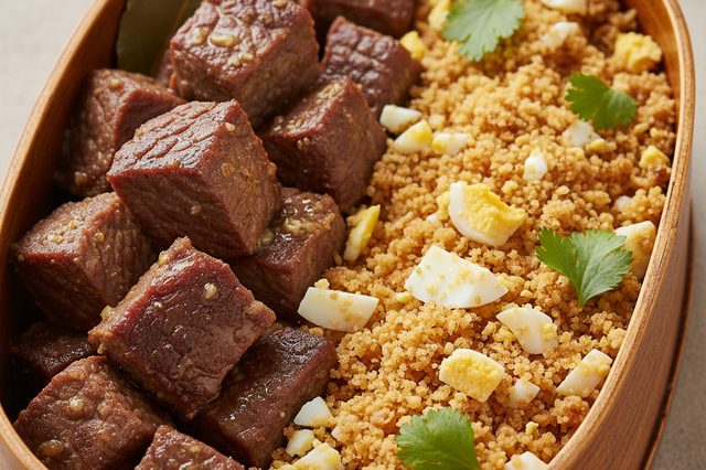 Marmita de Carne de Sol com Tutu de Farinha