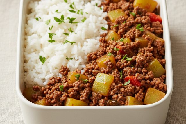 Marmita de Carne Moída com Chuchu